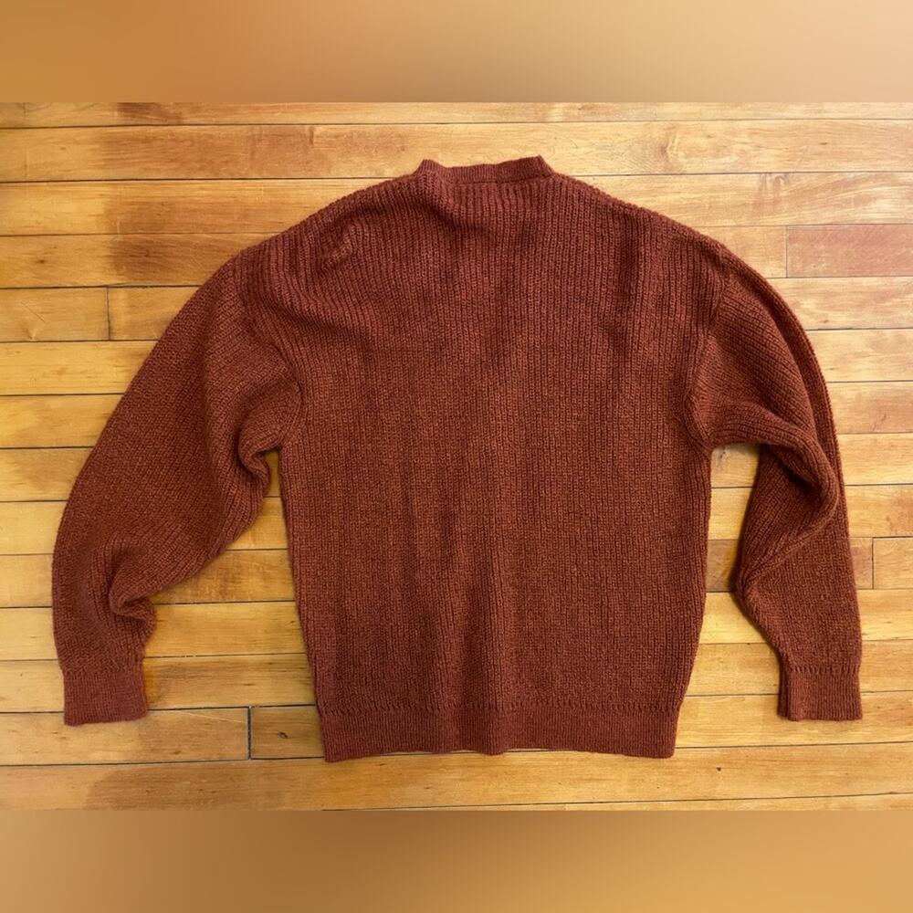 NWT Wander & Wonder Brown Mohair Fox Cardigan - Picture 6 of 6